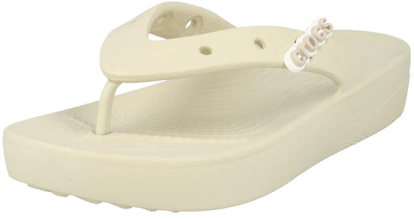 Crocs Classic Platform Flip bone