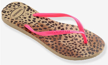 Havaianas Slim Animals sand grey/pink