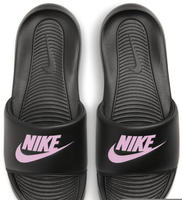 Nike CN9677-002, NIKE Victori One Badelatschen Damen 002 - black/lt arctic pink-black