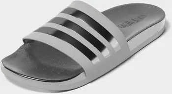 Adidas Adilette Cloudfoam Plus Stripes grey two/silver metallic/grey two
