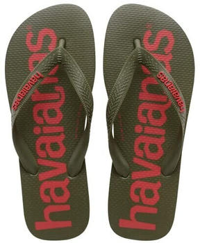 Havaianas Diapositive Top Logomania 2 green yucca