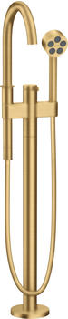 Axor One Einhebel-Wannenmischer bodenstehend brushed gold optic (48440250)