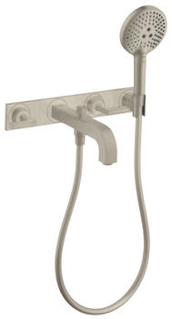 Axor Citterio 3-Loch-Wannenarmatur für Wandmontage brushed nickel (39442820)