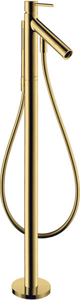 Axor Starck Einhebel-Wannenmischer bodenstehend polished gold optic (10456990)