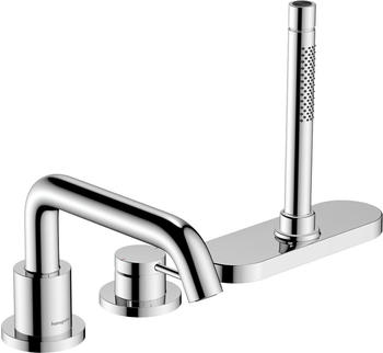 Hansgrohe Tecturis S 3-Loch Einhebel-Wannenrandmischer mit sBox chrom (73447000)