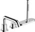 Hansgrohe Tecturis S 3-Loch Einhebel-Wannenrandmischer mit sBox chrom (73447000)
