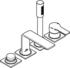 GROHE Allure 4-Loch-Einhand-Wannenkombination cool sunrise gebürstet (19316GN1)