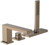 hansgrohe Tecturis E 3-Loch Einhebel-Wannenrandarmatur mit Schlauchbox (sBox),