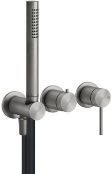 Gessi 316 Fertigmontageset f&uuml;r Wannenmischer zur Wandmontage Edelstahl matt geb&uuml;rstet (54039239)