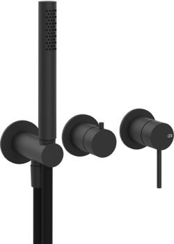 Gessi 316 Fertigmontageset f&uuml;r Wannenmischer zur Wandmontage schwarz XL (54039299)