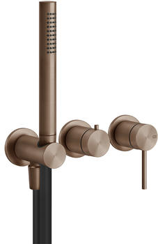 Gessi 316 Fertigmontageset f&uuml;r Wannenmischer zur Wandmontage copper brushed (54039708)