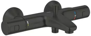 GROHE Precision Start Thermostat-Wannenbatterie 1/2″ matte black (345982430) GROHE Precision Start Thermostat-Wannenbatterie 1/2″ matte black (345982430)