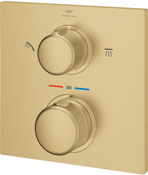 GROHE Allure Thermostat-Brausebatterie mit 2-Wege-Umstellung cool sunrise gebürstet (29181GN2)