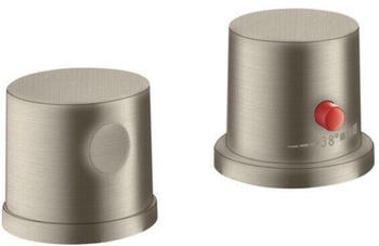 Axor Uno 2-Loch Wannenrandarmatur mit Thermostat brushed nickel (38480820)