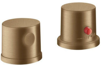 Axor Uno 2-Loch Wannenrandarmatur mit Thermostat brushed bronze (38480140)
