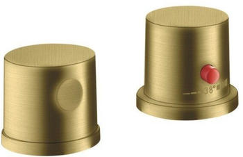 Axor Uno 2-Loch Wannenrandarmatur mit Thermostat brushed brass (38480950)