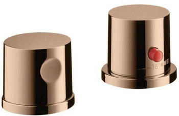 Axor Uno 2-Loch Wannenrandarmatur mit Thermostat polished red gold (38480300)