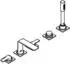 GROHE Allure 5-Loch-Wannen-Kombination chrom (25221001)