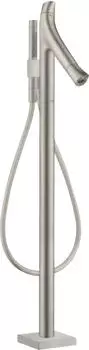 Axor Starck Organic Wannenthermostat bodenstehend edelstahl optic (12016800)