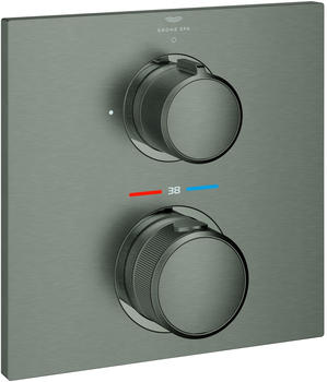 GROHE Allure Thermostat mit 1 Absperrventil hard graphite gebürstet (19380AL2)