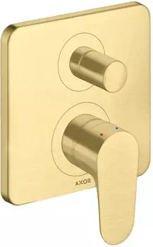Axor Citterio M Einhebel-Wannenmischer Unterputz brushed brass (34427950)