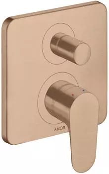 Axor Citterio M Einhebel-Wannenmischer Unterputz brushed red gold (34427310)