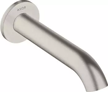 Axor Uno Wanneneinlauf gebogen edelstahl optic (38411800)