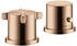 Axor Citterio E 2-Loch Wannenrandarmatur mit Thermostat polished red gold (36412300)