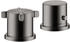 Axor Citterio E 2-Loch Wannenrandarmatur mit Thermostat polished black chrome (36412330)