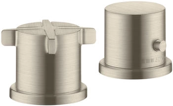 Axor Citterio E 2-Loch Wannenrandarmatur mit Thermostat brushed nickel (36412820)