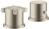 Axor Citterio E 2-Loch Wannenrandarmatur mit Thermostat brushed nickel (36412820)