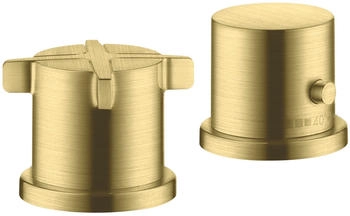 Axor Citterio E 2-Loch Wannenrandarmatur mit Thermostat brushed brass (36412950)