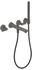 Axor Citterio C 3-Loch Wannenarmatur mit Handbrause Cubic Cut (49481___)