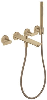 Axor Citterio C 3-Loch Wannenarmatur mit Handbrause brushed bronze (49480140) Axor Citterio C 3-Loch Wannenarmatur mit Handbrause brushed bronze (49480140)