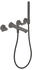 Axor Citterio C 3-Loch Wannenarmatur mit Handbrause (49480___)