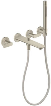 Axor Citterio C 3-Loch Wannenarmatur mit Handbrause brushed nickel (49480820) Axor Citterio C 3-Loch Wannenarmatur mit Handbrause brushed nickel (49480820)