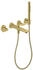 Axor Citterio C 3-Loch Wannenarmatur mit Handbrause polished gold optic (49480990)