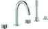 GROHE Atrio Private Collection 5-Loch-Wannen-Kombination mit Knopfbetätigung chrom (25226000)