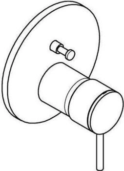 GROHE Atrio Einhand-Wannenbatterie chrom (24355000)