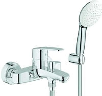 Grohe Wannen-Einhebelmischer Eurostyle C 1/2", m Brausegarnutur, Wd-mont., chrom