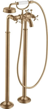 Hansgrohe Montreux 2-Griff Wannenarmatur Bodenmontage Brushed Bronze (16547140)