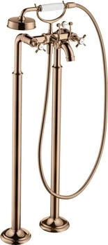 Hansgrohe Axor Montreux Zweigriff Wannenarmatur bodenstehend Polished Red Gold (16547300)