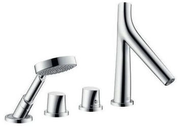 Hansgrohe Starck Organic 4-Loch Wannenrandarmatur mit Thermostat Brushed Bronze (12425140)