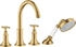 Hansgrohe Montreux 4-Loch Wannenrandarmatur Brushed Gold Optic (16546250)