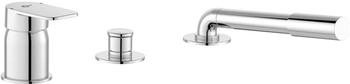 Ideal Standard Tonic II 3-Loch-Wannenarmatur ohne Wanneneinlauf mit Handbrause Chrom (A6349AA)