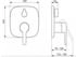 Hansa Designo Style Unterputz Wannen- und Brausearmatur chrom (81119593)