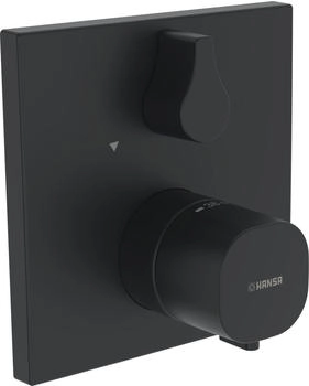 Hansa Unterputz Wannen- und Brausethermostat matt-schwarz (8114956233)