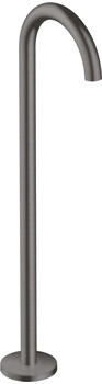 Hansgrohe Uno Wanneneinlauf bodenstehend, gebogen, brushed black chrome (38412340)