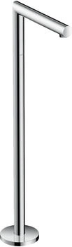 Hansgrohe Uno Wanneneinlauf bodenstehend gerade Edelstahl-Optik (45412800)