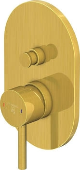 Steinberg Serie 100 Wannen-/Brausearmatur Unterputz mit Umsteller brushed gold (10021033BG)